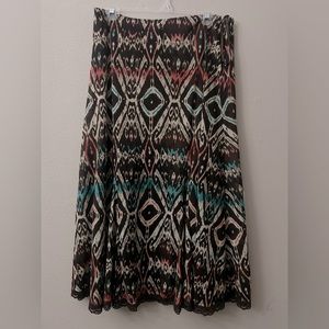 BoHo style print Maxi skirt by Jones New York